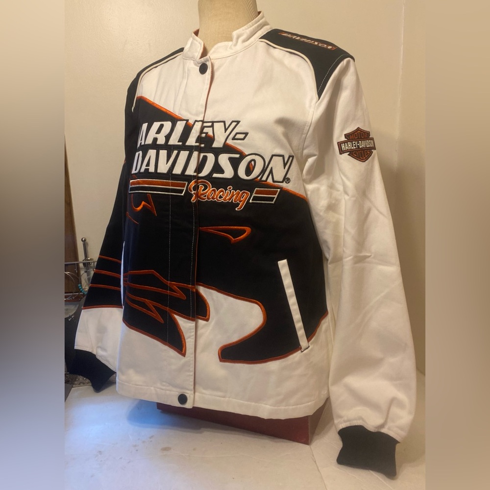 Harley Davidson Ladies 1W Racing Edition Screaming Eagle Jacket RARE RARE RARE! - Picture 5 of 14